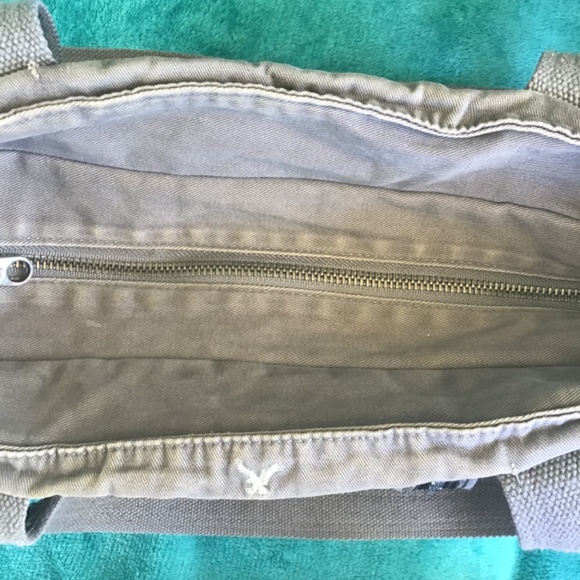 💚 3/$25 American Eagle Outfitters gray purse with silver beaded accents - Picture 6 of 14